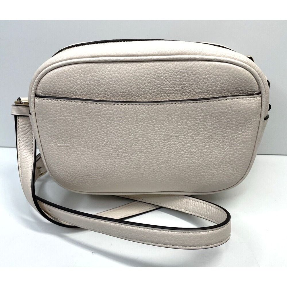 NWT COACH x DISNEY Mini Jamie 3 Villains Motif Leather Crossbody Bag Chalk/Gold - Picture 3 of 8